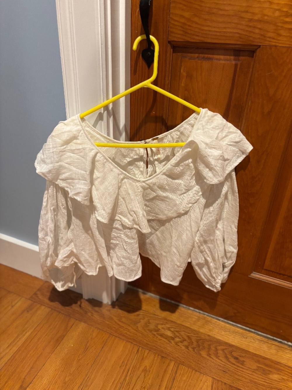 Free People Zuri Ruffle Blouse